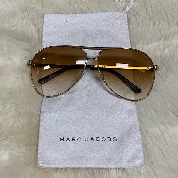 Gold Aviator Sunglasses - Picture 1 of 5